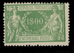 ! ! Portugal - 1920 Parcel Post 1$00 - Af. EP 12 - No Gum - Unused Stamps