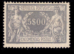 ! ! Portugal - 1920 Parcel Post 5$00 - Af. EP 16 - MH - Ungebraucht