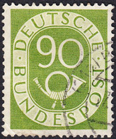 !b! GERMANY Mi. 0138 USED SINGLE Posthorn (s) - Gebraucht