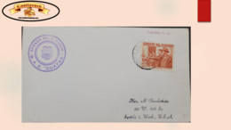 O) 1953 ECUADOR, ECUADOR NAVY - ARMADA DEL ECUADOR B.A.E. GUAYAS, NEW CITIZENS VOTING, ADULT EDUCATION CAMPAIGN, CIRCULA - Ecuador