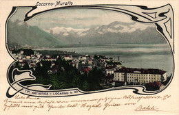 Locarno, Muralto, Jugendstil AK, 1909 - Muralto