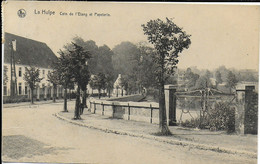 LA HULPE.  COIN DE L'ETANG ET PAPETERIE. ANIMATION. - La Hulpe