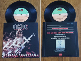 RARE U.K. SP 45t RPM (7") AC/DC (ACDC, AC DC, 1984) - Hard Rock En Metal