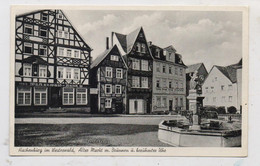 5238 HACHENBURG, Alter Markt, Brunnen, Westerwald Bank, Amts-Apotheke, 1953 - Hachenburg