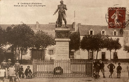 Carhaix - Place Et Statue De La Tour D’auvergne - Groupe D’enfants - Carhaix-Plouguer