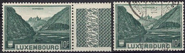 Luxembourg Luxemburg 1935 Vallée De L'Our Vianden 10Fr. 1x Oblitéré & 1x Neuf MH* Val.cat.32€ - Andere & Zonder Classificatie