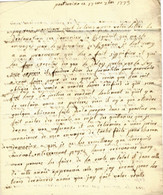 1773 BRETAGNE ANCIENS FIEFS DOMAINES LETTRE  BILLETTE DE BAILLY à  BURGAT CHEVALIER CHATEAU DE KERCADO Près AURAY - Documents Historiques