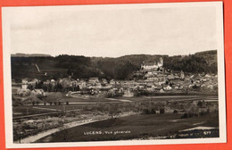 PPH1-18  Lucens Broeye-Vully  Vue Générale. Huwiler 677   Circulé 1924 - Lucens