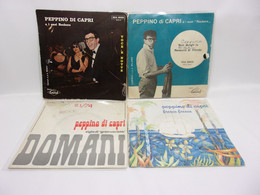 Peppino Di Capri Lotto Di 4 Vinili 45 Giri - 45 T - Maxi-Single