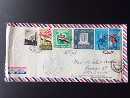 EGYPTE UAR 1965 AIR MAIL LETTER TO THE NETHERLANDS - Cartas & Documentos