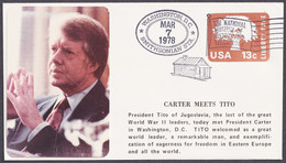 USA 1978, President Carter Meets Josip Broz Tito Of Yugoslavia - Unclassified