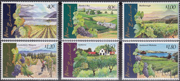 NEW ZEALAND 1997 Vineyards, Set Of 6 MNH - Agriculture