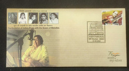 India 2022 Lata Mangeskar 1929-2022 Musician, Music, Song Bharat Ratna,  Cover (**) Inde Indien - Briefe U. Dokumente