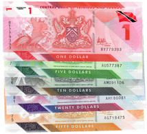 5;10;20 dollars 2017 New Sig UNC P-New 2006 SET Trinidad and Tobago