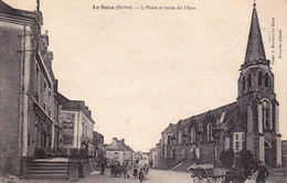 LA SUZE. - Place Et Route Du Mans - La Suze Sur Sarthe