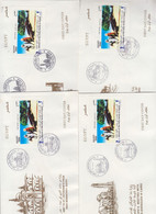 EGYPT 2000 POPE VISIT TO AL AZHAR -4 DIFFERENT FDC - RARE- Reduc.price-PAYPAL - Storia Postale