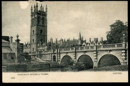 Oxford Magdalen Bridge & Tower Manque Sur Le Cliché Lack On The Cliché - Oxford