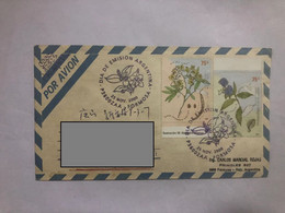 Argentina Cover Sent To China With Stamps,2000 FIORI MEDICINALI - Briefe U. Dokumente