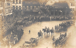 67-HAGUENAU-CARTE-PHOTO-DEFILE DE FIN DE GUERRE - Haguenau