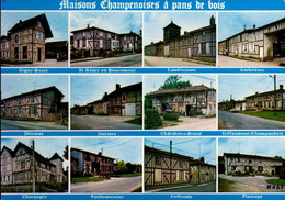 MAISONS CHAMPENOISES A PANS DE BOIS  _ MULTI-VUES - Champagne - Ardenne