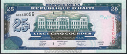 HAITI  P266e  25   GOURDES   2014     UNC. - Haiti