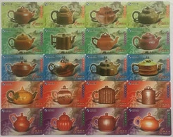 China Phonecard,Tea Culture Firewood Sand Pot,20 Pcs - China