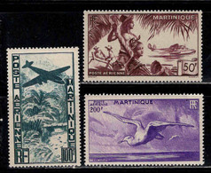 Martinique - 1947 - Aspects De La Martinique  - PA 13 à 15  - Neufs ** - MNH - Posta Aerea