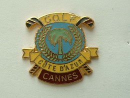 PIN'S GOLF - CANNES - COTE D'AZUR - Golf