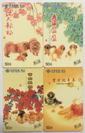 China Phonecard,Dog,4 Pcs - China