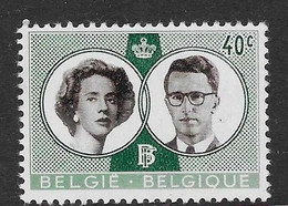 België 1169 V Kwetsuur - Abarten (Katalog COB)
