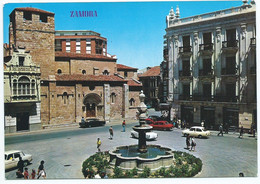 PLAZA GENERAL SANJURJO, IGLESIA SANTIAGO EL BURGO.-  ZAMORA - CASTILLA Y LEON.- ( ESPAÑA ). - Zamora