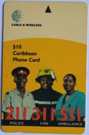 Barbados $10 323CBDB Emergency Services - Barbados (Barbuda)