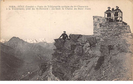 73 - N°75483 - SEEZ - Poste De Télégraphe Optique Du 11ème Chasseurs à La Traversette ... Mont Blanc - Other Municipalities