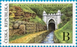 Czech Republic - 2022 - Technical Monument - Schwarzenberg Canal - Mint Stamp - Ongebruikt