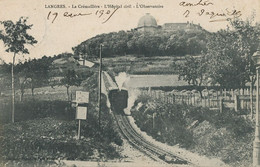 Chemin De Fer Crémaillère  Langres Hopital Civil Observatoire Observatory - Treinen