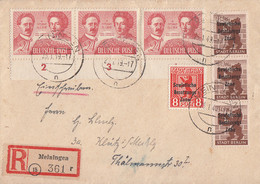 SBZ R-Brief Mif Minr.202,3x 203,3x 229 Meiningen 25.1.49 - Sovjetzone
