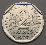 ASSEZ RARE, 2 Francs Semeuse, 1997, Avec Point Entre O E T ROTY,nickel - V° République - 2 Francs