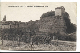 23  VE  Puylaurens Anciennes Fortifications  CPA  TBE - Puylaurens