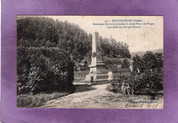 88 BROUVELIEURES Monument Commémoratif Du Combat Du 11 Octobre 1870 Du Corps Franc Des Vosges Commandant Bourras - Brouvelieures