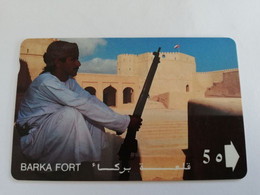 OMAN /GPT     OMN19  FORT BARKA      RO 5.000       Nice Used Card    **9307** - Oman