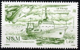 St Pierre Et Miquelon 2020 - Bateau De Pêche Le Vikings - 1 Val Neuf // Mnh - Unused Stamps