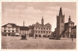 AK Leitmeritz Litomerice Marktplatz Markt Namesti Rathaus Radnice A Lobositz Lovosice Aussig Usti Raudnitz Melnik Auscha - Sudeten