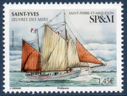 St Pierre Et Miquelon 2020 - Bateau Voilier Saint Yves - 1 Val Neuf // Mnh - Unused Stamps