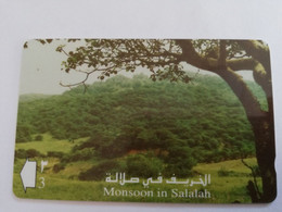 OMAN /GPT     OMN53   MONSOON IN SALALAH          RO 3.000       Nice Used Card    **9316** - Oman