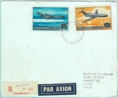86150  -  BURUNDI  - Postal History -  FDC COVER 1987 Airplanes AVIATION - Oblitérés