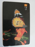 OMAN /GPT     OMN85   BUTTERFLY PLAIN TIGER         RO 1.500       Nice Used Card    **9323** - Oman