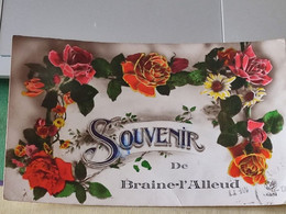 SOUVENIR DE BRAINE L'ALLEUD 1930 +timbre - Braine-l'Alleud