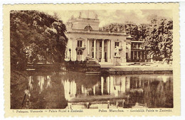 WARSZAWA - VARSOVIE- Polen - Pałac Królewski W Zazieńskim - Palais Royal à Zazienski - Polonia