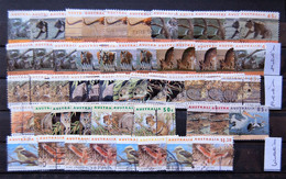 Australie Australia - Accumulation Of 55 Stamps 1992 To 1994 "local Wild Life" Used - Used Stamps