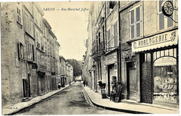 A2 BDR 13 SALON DE PROVENCE Rue Maréchal Joffre Horlogerie, Corderie 1927 TBE - Salon De Provence